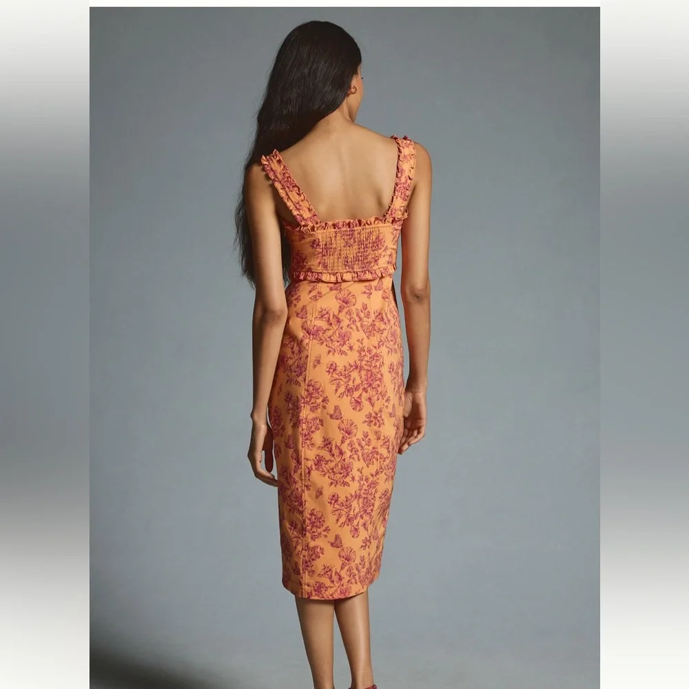 Linden Slim Square-Neck Dress - Picture 4 of 8